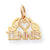 10k Yellow Gold Tennis Charm hide-image