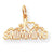 10k Yellow Gold Swimming Charm hide-image