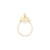 Love in Heart Charm in 10k Yellow Gold