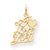 10k Yellow Gold I Love You Charm hide-image