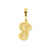 Initial G Charm in 10k Yellow Gold