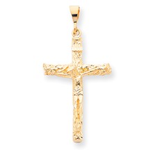10k Yellow Gold Crucifix Charm hide-image