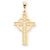 10k Yellow Gold Cross Charm hide-image