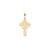 Cross Charm in 10k Yellow Gold