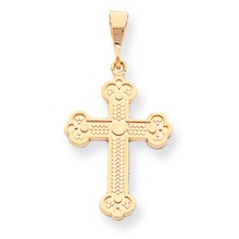 10k Yellow Gold Cross Charm hide-image