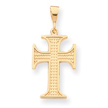 10k Yellow Gold Cross Charm hide-image