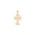 Cross Charm in 10k Yellow Gold