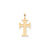 Cross Charm in 10k Yellow Gold