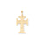 Cross Charm in 10k Yellow Gold