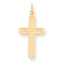 10k Yellow Gold Cross Charm hide-image