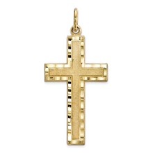 10k Yellow Gold Cross Charm hide-image