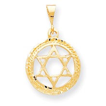 10k Yellow Gold STAR OF DAVID Charm hide-image