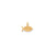JESUS FISH Charm in 10k Yellow Gold