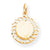10k Yellow Gold Circle with Filigree Edges Charm hide-image