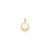 Circle with Filigree Edges Charm in 10k Yellow Gold