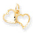 10k Yellow Gold Heart Charm hide-image