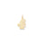 #1 DAD Charm in 10k Yellow Gold