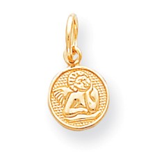 10k Yellow Gold Angel Charm hide-image