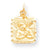 10k Yellow Gold ANGEL MEDAL Charm hide-image