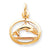 10k Yellow Gold DOLPHIN IN FRAME Charm hide-image