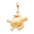 10k Yellow Gold TURTLE Charm hide-image