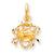 10k Yellow Gold CRAB Charm hide-image