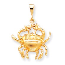 10k Yellow Gold CRAB Charm hide-image
