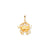 CRAB Charm in 10k Yellow Gold