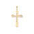 Cross Charm in 10k Yellow Gold