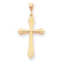 10k Yellow Gold Cross Charm hide-image