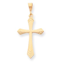 10k Yellow Gold Cross Charm hide-image