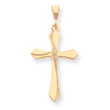 10k Yellow Gold Cross Charm hide-image