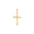 Cross Charm in 10k Yellow Gold