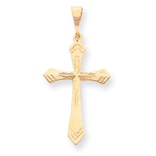 10k Yellow Gold Cross Charm hide-image