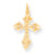 10k Yellow Gold Cross Charm hide-image