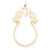 10k Yellow Gold 5 Hearts Charm hide-image