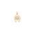 GOOD LUCK HORSESHOE Charm in 10k Yellow Gold