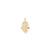 Filigree Chase Charm in 10k Yellow Gold