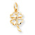 10k Yellow Gold SHAMROCK Charm hide-image