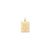 Solid Bingo Card Charm in 10k Yellow Gold