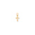 Cross Charm in 10k Yellow Gold