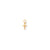 Cross Charm in 10k Yellow Gold
