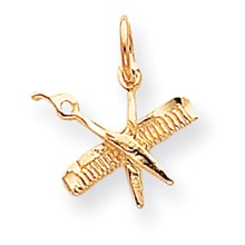 10k Yellow Gold COMB & SCISSORS Charm hide-image