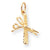 10k Yellow Gold COMB & SCISSORS Charm hide-image