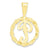 10k Yellow Gold Initial P Charm hide-image