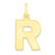Initial R Charm in 10k Yellow Gold