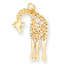 10k Yellow Gold GIRAFFE Charm hide-image