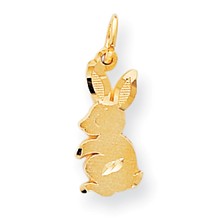 10k Yellow Gold BABY BUNNY Charm hide-image