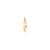 BALLERINA SLIPPER Charm in 10k Yellow Gold