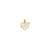 I Love You Heart Charm in 10k Yellow Gold